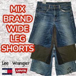 Mix Brand Wide Legs Shorts