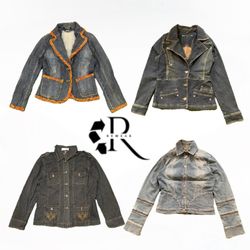 Y2K Unique Girl Denim Jacket RW1970