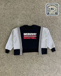 Upcycled Panelled Sports Baggy Sweatshirt