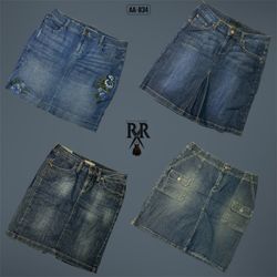 Y2K It Girl Denim Midi Skirts (AA-834)