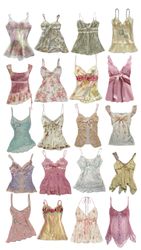 Y2K Satin Cami Tops - (14/05)