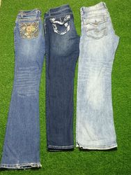 Y2K Jeans 5 Flared & 1 Straight | F_95