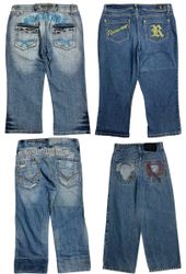 The Ultimate 2000s: Vintage Denim Capri: TT-260