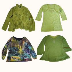 Lot de Tops Neutres Y2K Grunge & Dentelle Florale ..