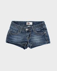 Shorts en denim mini Y2K
