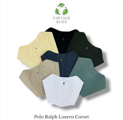 Up Cycled Polo Ralph Lauren Corset