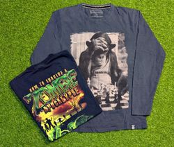 5623 - Vintage Style Half and Full Sleeves T-Shirt..