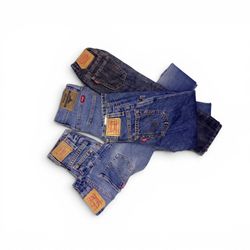 Les vies des enfants et des jeans Wrangler