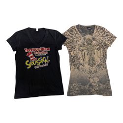 Style Y2K Affliction et T-shirts pour bébés