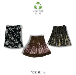 Jupes midi en polyester Y2K