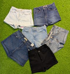 5626 - Levi's Upcycled Mini Denim Shorts