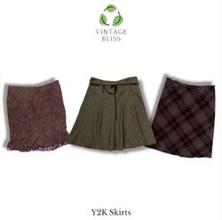 Jupes midi en laine Y2K