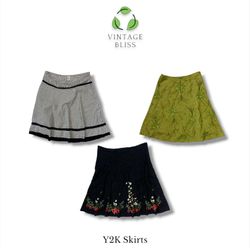 Jupes midi en coton Y2K