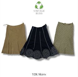 Jupes longues en coton Y2K