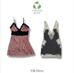 Y2K Silky night Slip Dress