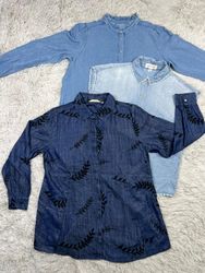 Fashion denim blouse