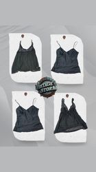Y2K Retro Satin Cami Tops