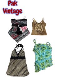 Y2k 2000s Tops Tropicaux 10 PCs