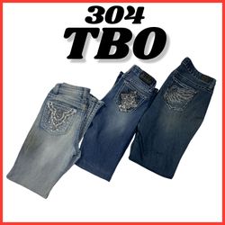 Y2k Embrace & Embordery Jeans #304.
