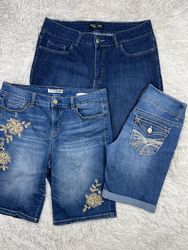Y2k denim shorts