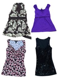 Y2K sheer Tops 15 pcs At 882