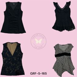 Black Aesthetic Printed Blouse for Women (GRF-5-16..