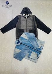 UPCYCLED Patchwork Denim Jackets - EVR0600