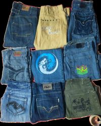 U.S. POLO ASSN AND OTHER MIX BRANDS JEANS  (ID 337..