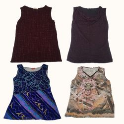 Y2K Grunge & Floral Lace Trim Top Bundle (ST 070)