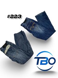 Y2K Branded Embroidered jeans. #223