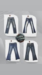 Y2K Faded Denim Flare Jean