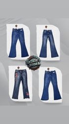 Y2K Embroidered Flare Jean
