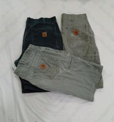 CR8485 UPCYCLED CARHARTT SHORTS