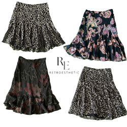 Y2K Cutesy vibe Poly Skirts RE-3250