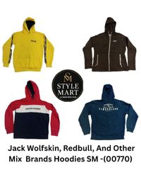 Jack wolfskin, Redbull And Other Mix Brands Hoodie..