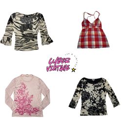 Pièces esthétiques vintage Y2K (MH-022)