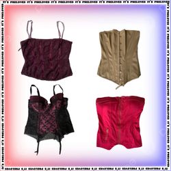 Cinch City-Lace, Leather, Beaded Corsets (SS-2396)