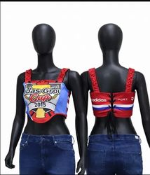CR1625 UPCYCLED SPORTS CORSET TOP