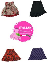 Y2K romantic poly skirt's