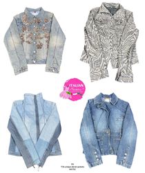 Y2k unique denim jackets
