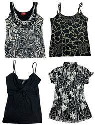Vintage 2000s Monochrome Mix Top: TT-264