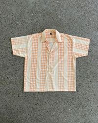 Upcycled Printed Collar Shirt