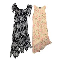 Robe sexy à perles légères et fleuries Y2K