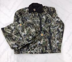 CR8510 UPCYCLED CARHARTT CAMO JACKETS