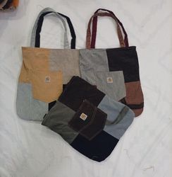 CR8512 UPCYCLED CORDUROY BAGS