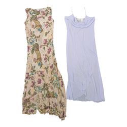 Robe en perles fleuries Y2K