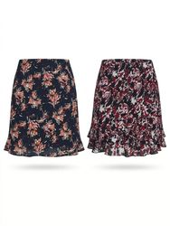 (FV-1466)     Vintage Floral Skirts Bundle | Y2K W..