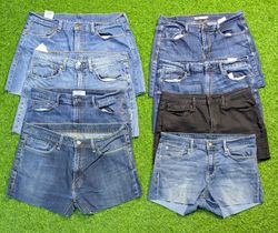 5670 - Levi's Upcycled Mini Denim Shorts