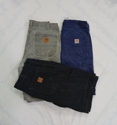 CR8519 UPCYCLED CARHARTT SHORTS