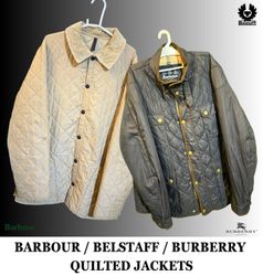 Premium Quilted Jackets (Barbour / Belstaff / Burb..